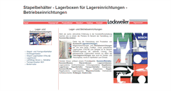 Desktop Screenshot of lockweiler-lagereinrichtungen.de